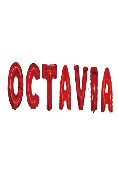 OEM Σετ μπαλόνια με γράμματα Octavia, κόκκινο, 40 εκ.