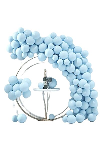 OEM Set Arc Baloane Macaron Albastru - 84 Piese