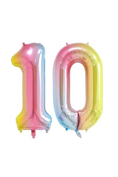 Domi Party & Gifts Set 2 baloane folie, Domi Party & Gifts, Curcubeu, anivers...