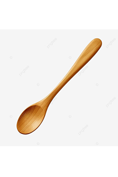 ViZKA 2-Piece Wooden Spoon, Bamboo Spoon, Wooden Tablespoon 22cm