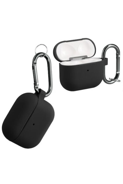 KWmobile Case for Apple AirPods 3 by Kwmobile, Black, Silicone