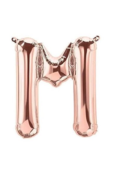 OEM Balon Folie Litera M, ESB, 40 cm, Rose Gold
