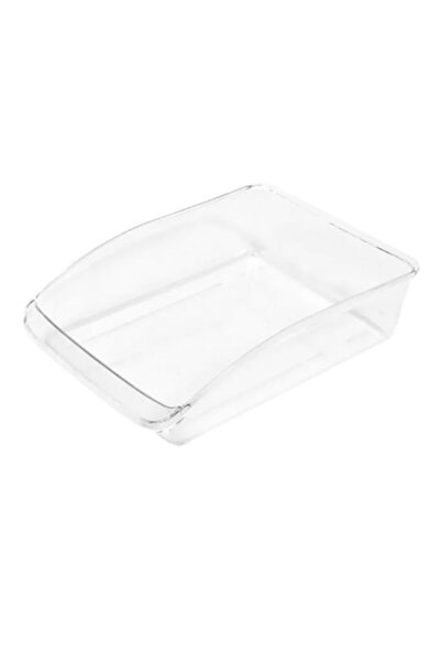 OEM Organizator frigider din plastic transparent, 32x22,5x8 cm