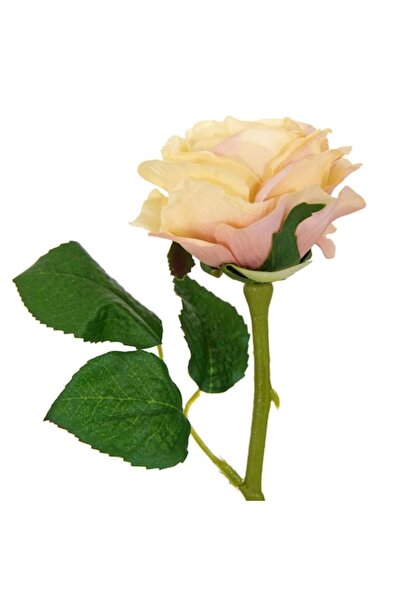 OEM Floare artificială, trandafir somon, 31 cm