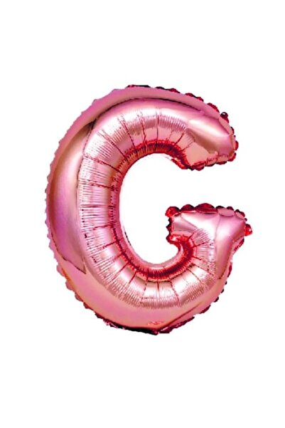 OEM Μπαλόνι με το γράμμα G, ροζ χρυσό, 40 cm