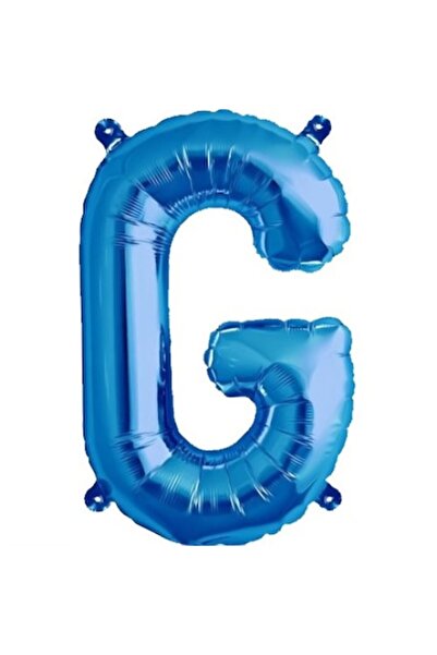 OEM Balon Folie Litera G, ESB, 35 cm, Albastru