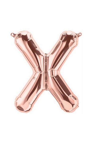 OEM Φόλιε με γράμμα Χ, ESB, 35 cm, ροζ χρυσό