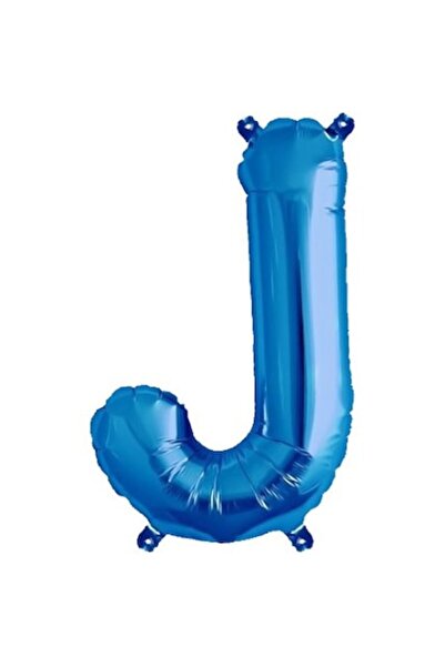 OEM Фолиев балон буква J, ESB, 40 см, син