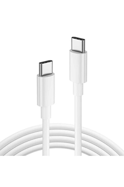 FONIX Data/Charging Cable USB-C to USB-C, Fast Charging, 3A/60W, 1m, White