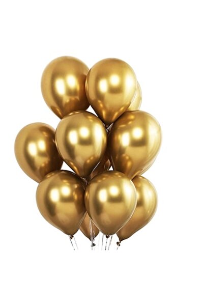 Lavandiere Set 50 Baloane Cromate, Lavanda, Auriu, 30 cm