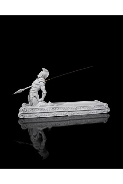 hivhestın Antik Yunan Savaşçı Figürlü Tütsülük - PLA Malzeme 3D Yazıcı ile Ür...