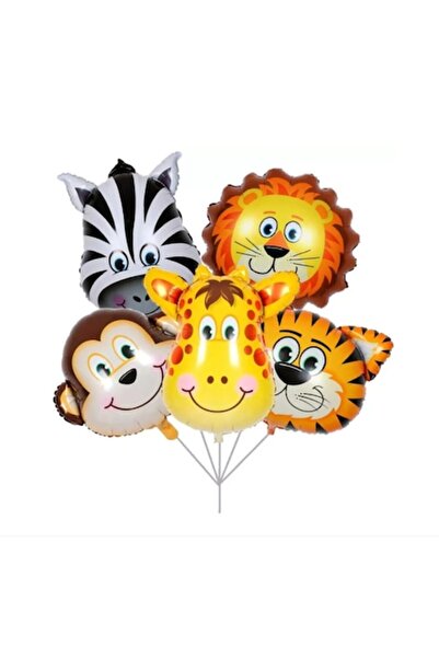 Sundiguer Σετ 5 μπαλονιών με σχήματα ζώων, 35 cm, Sundiguer, διακόσμηση για π...