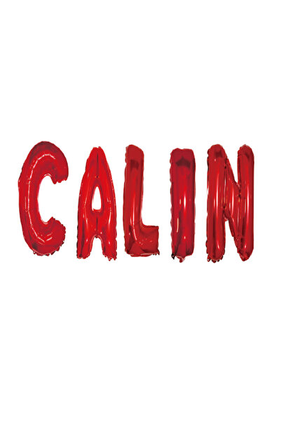 OEM Σετ μπαλονιών με το όνομα «Calin», κόκκινο, 40 cm