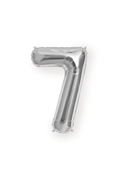 Baloane Sofia Balon folie argintie numărul 7 35 cm