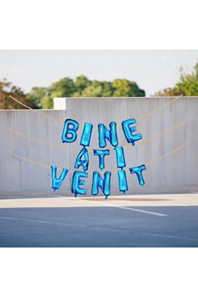 OEM Set baloane Bine ati venit albastru 45 cm, 6m