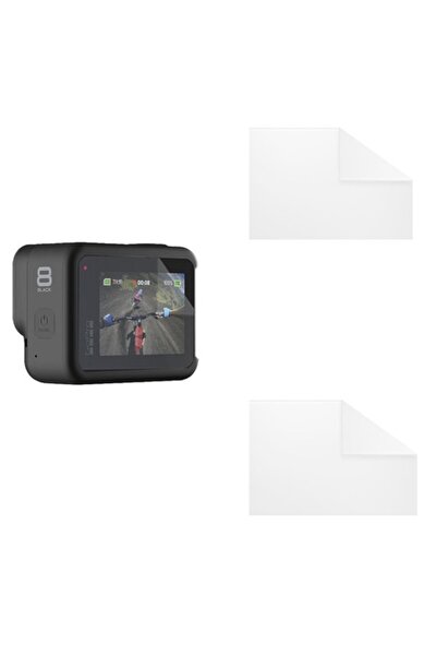 COMANDO Set protectie compatibil cu GoPro Hero 8 Black, Focus Shield, 2 Folii de Silicon Rezistente
