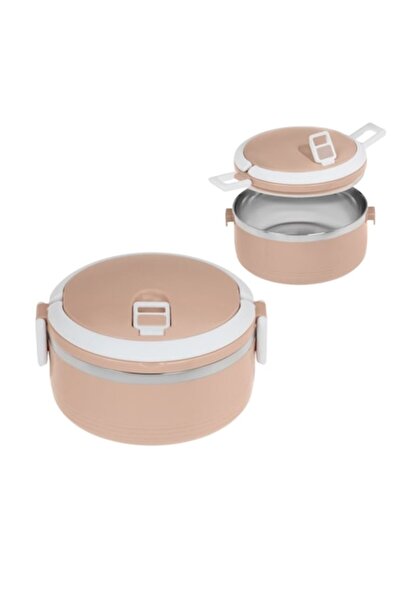 Jumbo Thermal food container, pastel pink