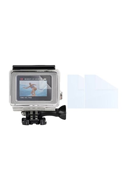 FONIX Set Folii pentru GoPro Hero 4, LENS DEFENSE, 2 Folii de Silicon pentru ...