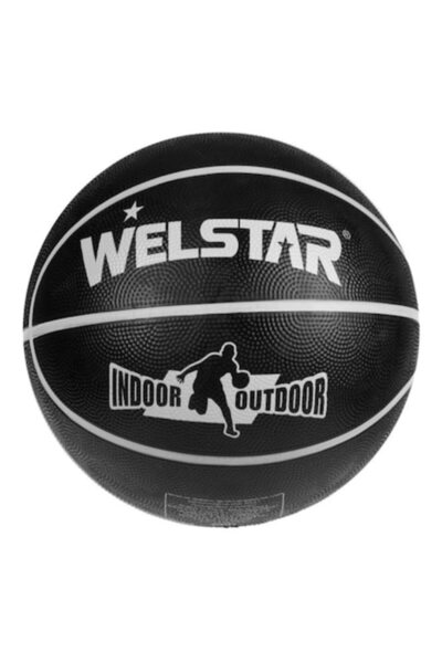 OEM Minge de baschet, cauciuc, negru, mărimea 7, 23,8~24,8 cm