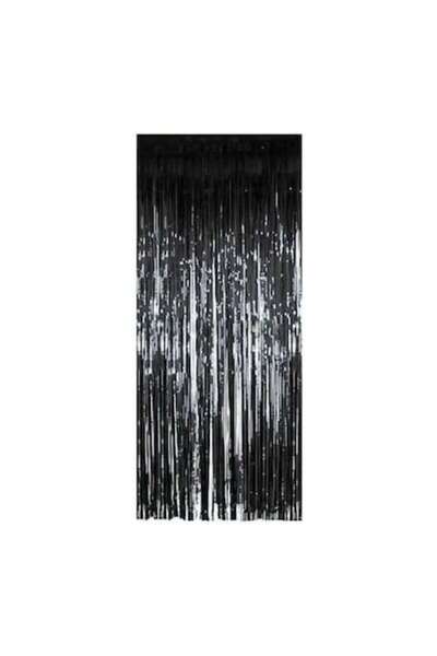 OEM Decorative Curtain, Metalized Black Foil 100x200 cm for Anniversary Parties