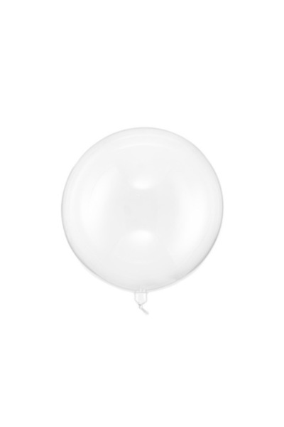 DECO Balon folie, transparent, decorativ, 40 cm