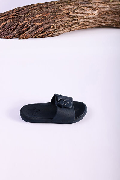 saramary Navy Blue Boy's Animal Figured Slippers Non-Slip Sole Daily Comfortable Home Pool Beach Summer Slippers