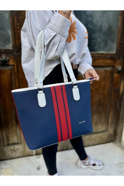 Just Polo Women's New Season Large Size 3 Compartment Luxury Hand and Shoulder Bag Shoulder Bag