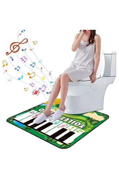 FONIX FunTune Piano Mat Musical Bath Mat, Interactive Design, Multiple Modes, Green