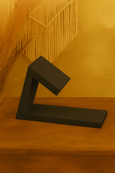 DemCey Home Ahşap Kitap Standı Kitap Tutucu Ayraç Beton Bardak Altlığı Hediyeli