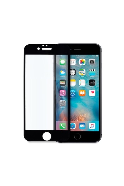 Tech Armor Folie Sticla pentru iPhone 6, Full Glue, Full Cover, Negru