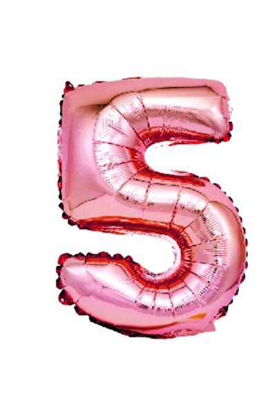 OEM Balon cifra 5, Rosegold, 100cm