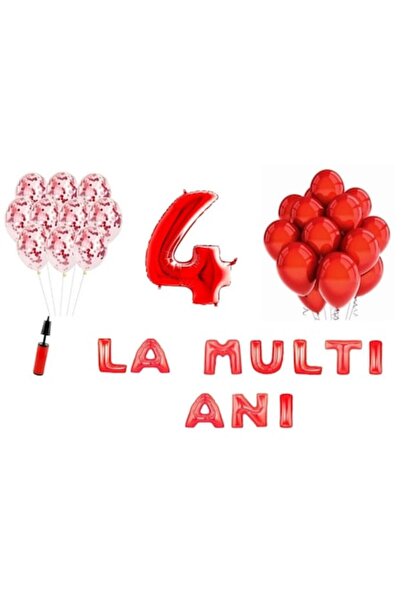 Domi Party & Gifts Set 32 baloane, Domi Party & Gifts, La Multi Ani aniversar...