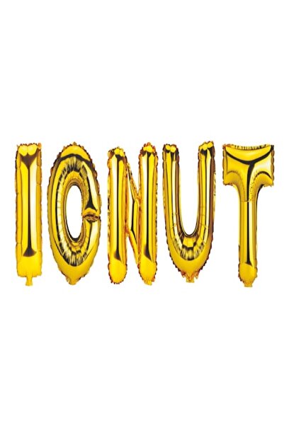 OEM Set Baloane Litere Nume Ionut, Auriu, 40cm