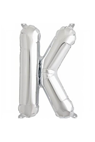 OEM Balon Folie Litera K, ESB, 40 cm, Argintiu
