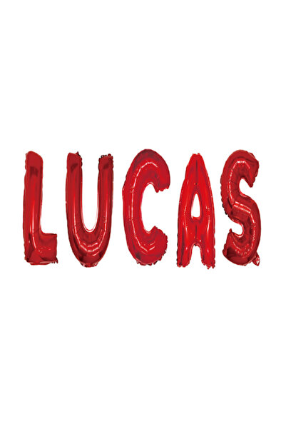 OEM Balloon Set Name Lucas, Red, 40 cm