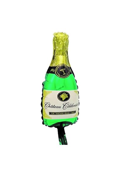 OEM Teal wine bottle foil balloon 50×105 cm