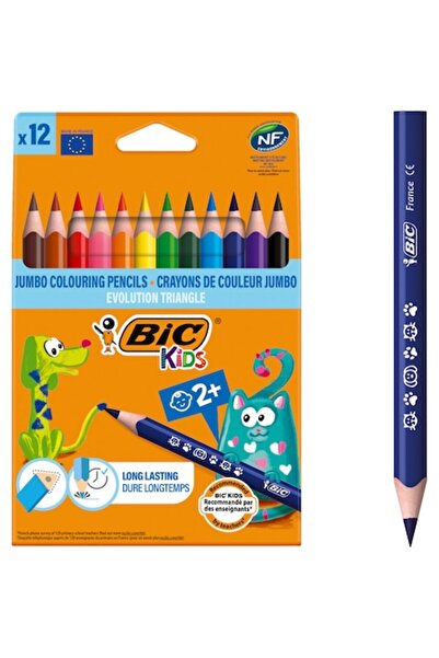 Bic Creioane colorate Evolution Triangular P/12,