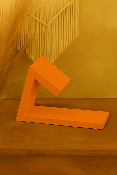 DemCey Home حامل كتب خشبي مع قاعدة خرسانية للهدايا