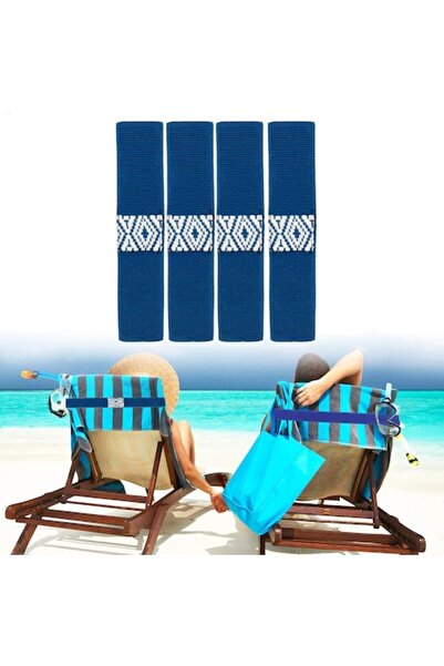 FONIX Set de 4 benzi elastice pentru fixarea prosoapelor – SecureGrip BeachLi...