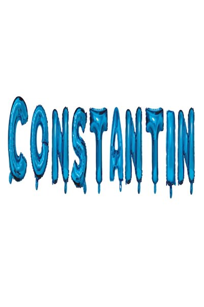 OEM Set baloane cu litere - Nume „Constantin”, albastru, 40 cm