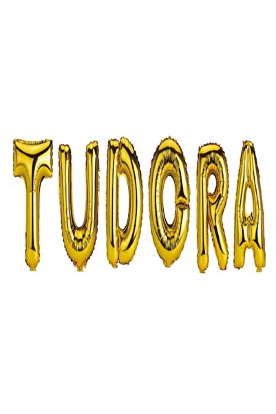 OEM Set Baloane Litere Nume Tudora, Auriu, 40Cm