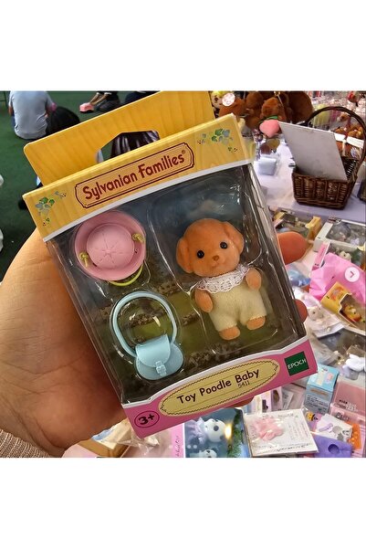 TOYFEST مجموعة قبعة وحقيبة من سلسلة سيلفانيان فاميليز توي بودل بيبي، لعبة قابلة للتجميع