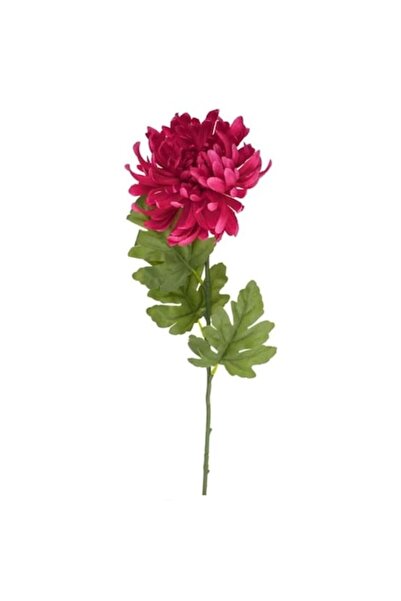 OEM Floare artificială cu tulpină lungă - Crizantemă Fuchsia 84cm