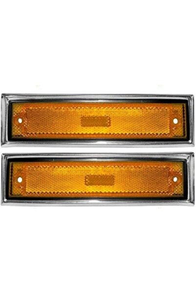 genernic ضوء علامة جانبية لسيارة شيفروليه سوبربان بيك أب (1978-1987) بحواف من الكروم