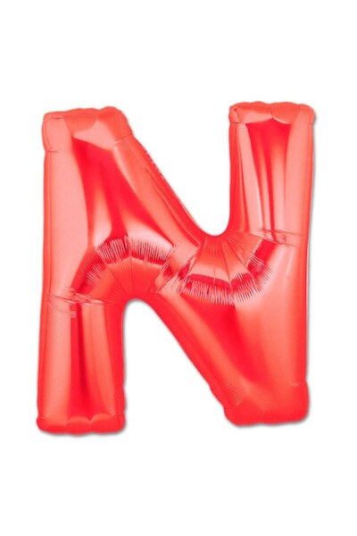OEM Balon Folie Litera N, ESB, 40 cm, Rosu