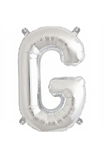 OEM Balon Folie Litera G, ESB, 40 cm, Argintiu