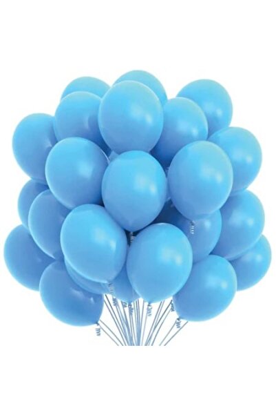 Rainbow Комплект от 100 сини балона 28 см