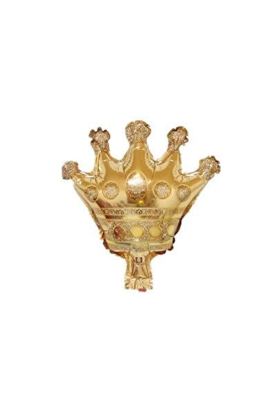 Baloane Sofia Balon folie mini coroană aurie 30x30 cm