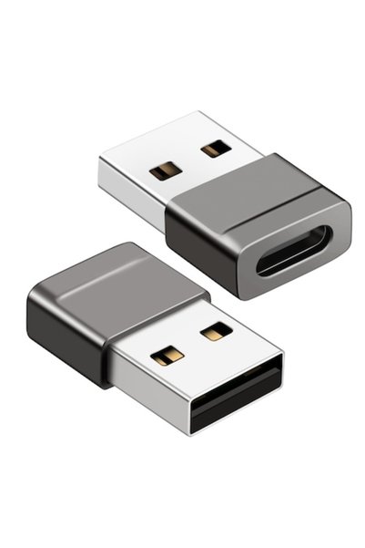 CeruleTree Set 2 Adaptor OTG, CeruleTree, USB-C/USB, 480 Mbps, 3A, Argintiu