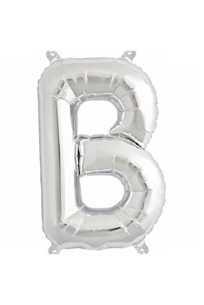 OEM Balon Folie Litera B, ESB, 40 cm, Argintiu